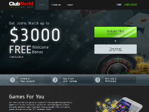 Club World  Casino Home