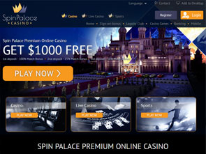 Spin Palace Casino Home